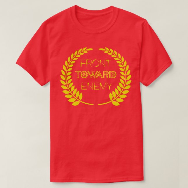 front mot fienden t shirt (Design framsida)