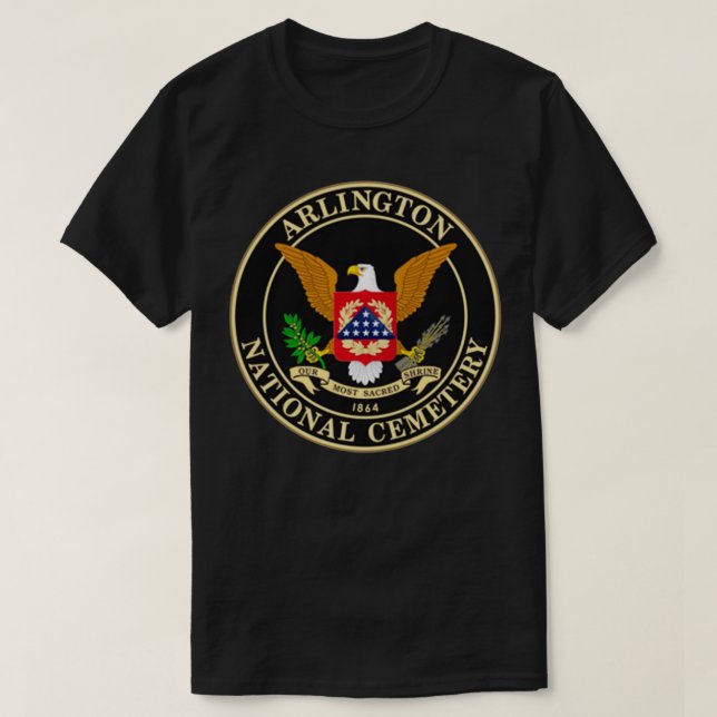 FRONT- och BACK Arlington National Cemetery  T Shirt (Design framsida)