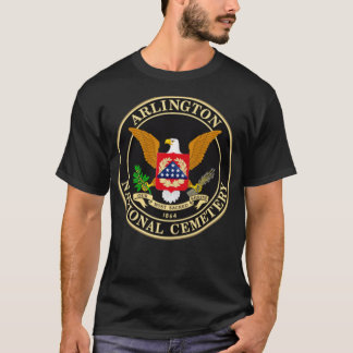 FRONT- och BACK Arlington National Cemetery T Shirt