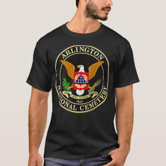 FRONT och BACK Arlington National Cemetery Zip  T Shirt