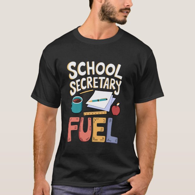 Front Office Lärare Admin Kaffe Drickare Skola S T Shirt (Framsida)