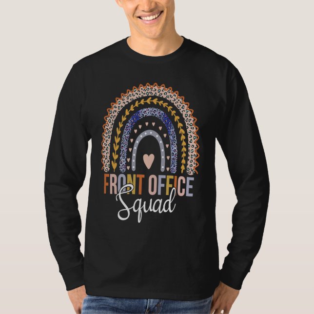 Front Office Squad Assistant School Secretary Cute T Shirt (Framsida)