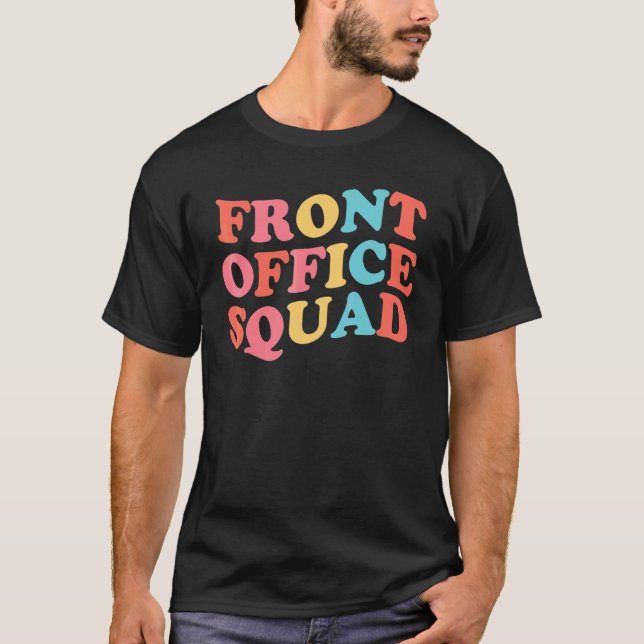 Front Office Squad Bästa sekreterare någonsin Retr T Shirt (Framsida)