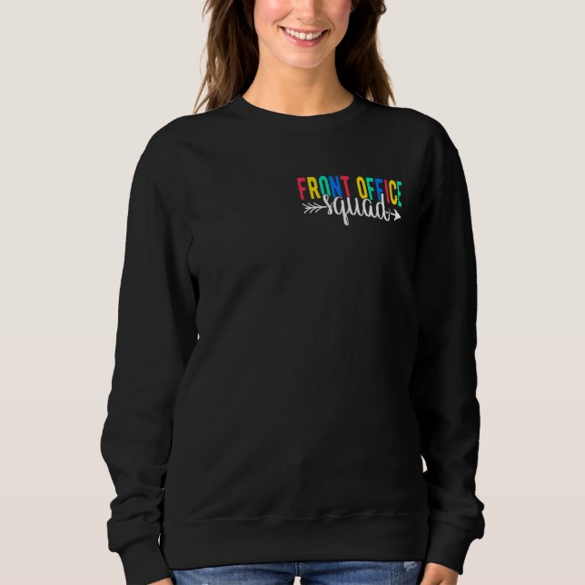 Front Office Squad Secretary Admin Assistant T Shirt (Framsida)