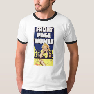 "Front Pagekvinna ", T-shirt