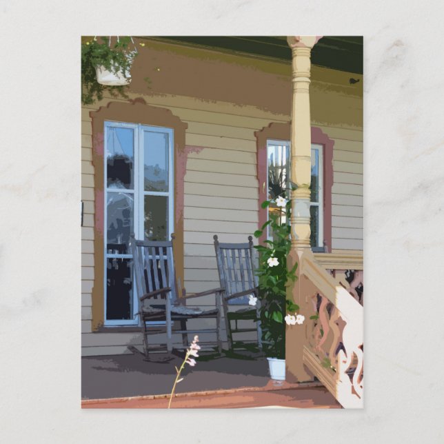 Front Porch in Ocean Grove NJ Vykort (Framsida)