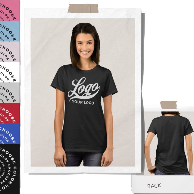 Front print Business logotyp Company swag Women Bl T Shirt (Skapare uppladdad)