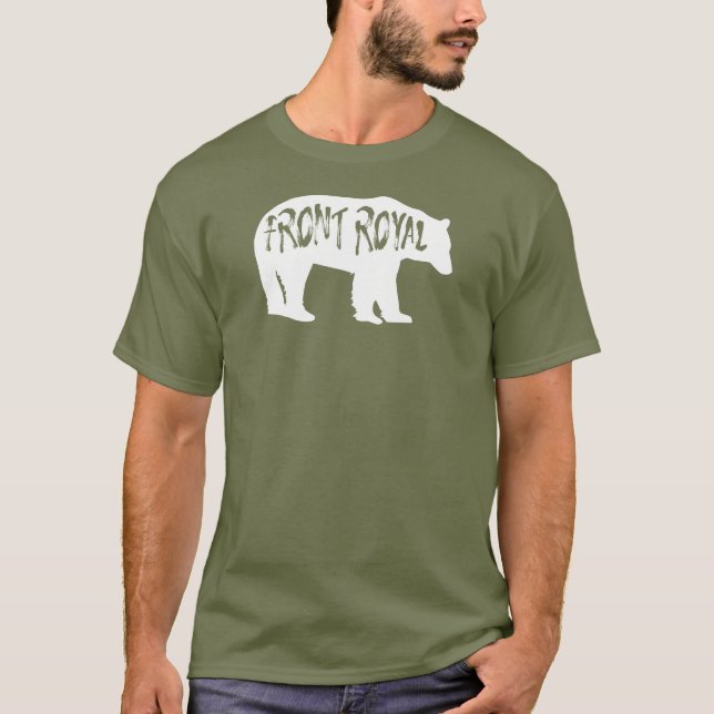 Front Royal Virginia Bear T Shirt (Framsida)