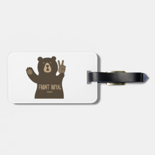 Front Royal Virginia Peace Bear Bagagebricka