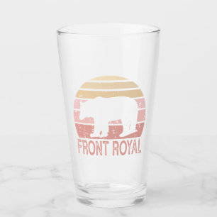 Front Royal Virginia Retro Bear Glaskopp