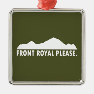 Front Royal Virginia Snälla Julgransprydnad Metall
