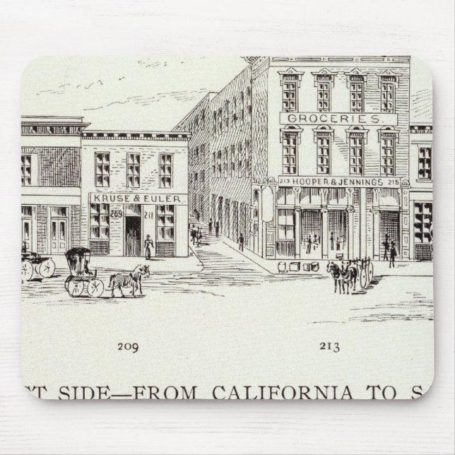 Front Väster side California och Sacramento Musmatta (Framsidan)