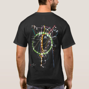 Frontborstat bakåtåtkomst till landmärke i Tokyo T Shirt
