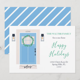 Frontdörrens Flytta - meddelande blått