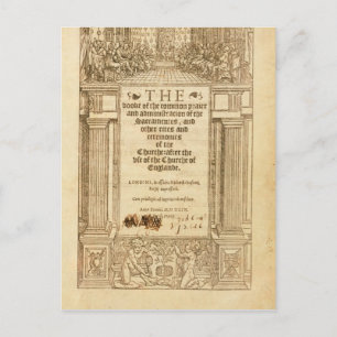 Fronten "Bok i Common Prayer" Vykort