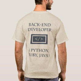 FrontEnd och Backend Developer T-Shirt