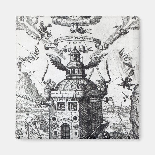 Frontex Collegium Fama Fraternitatis Magnet (Framsidan)