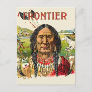 Frontier Cigarrreklamen Vykort