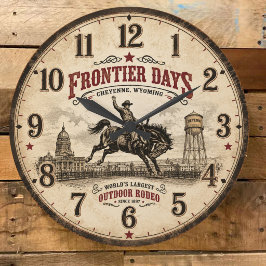 Frontier Days Festival Cheyenne Wyoming Stor Klocka