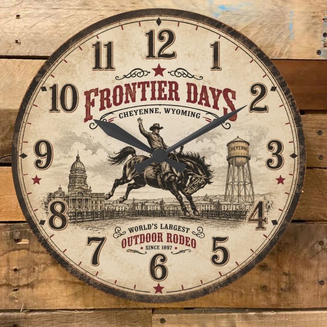 Frontier Days Festival Cheyenne Wyoming  Stor Klocka (Skapare uppladdad)