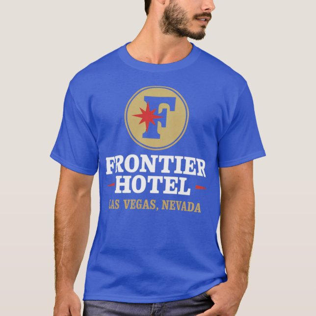 Frontier Hotel - Las Vegas T Shirt (Framsida)