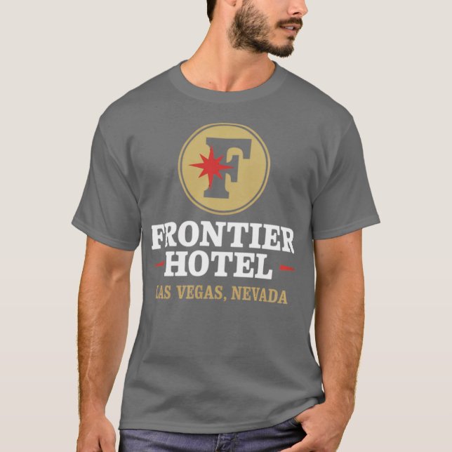 Frontier Hotel - Las Vegas T Shirt (Framsida)