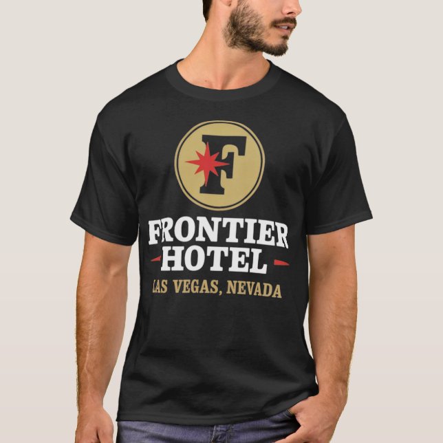 Frontier Hotel - Las Vegas T Shirt (Framsida)