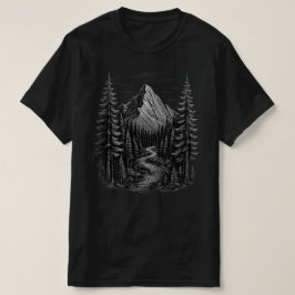 Frontier Pulse — Stig Upp Förbi Topparna T Shirt