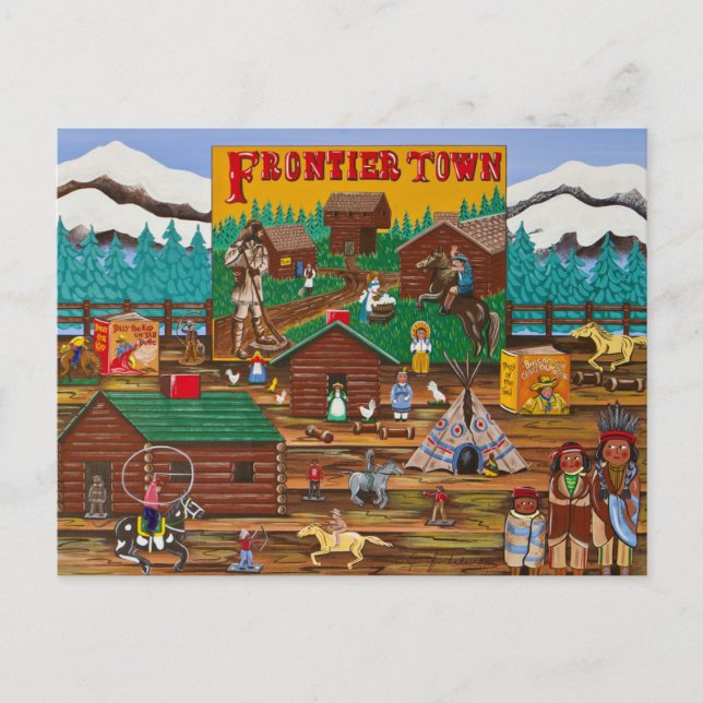 Frontier Town Vykort (Framsida)