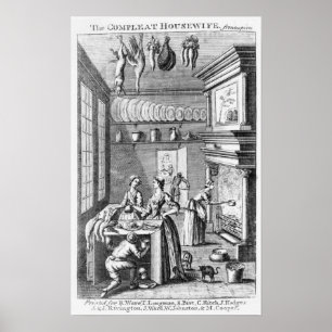 Frontispiece av 'Compleaten Housewife Poster