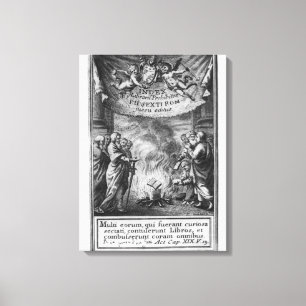 Frontispiece av 'indexet Librorum Prohibitorum Canvastryck
