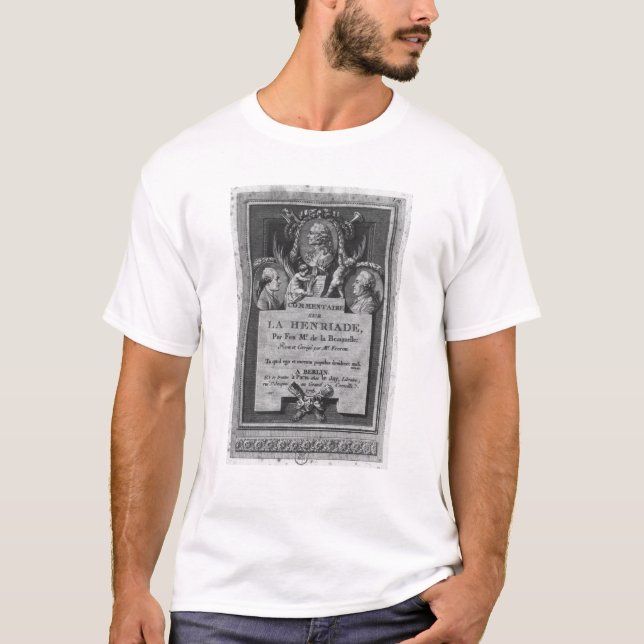 Frontispiece av kommentaren tee shirt (Framsida)