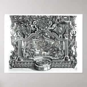 Frontispiece av "Messes" vid Roland de Lassus Poster