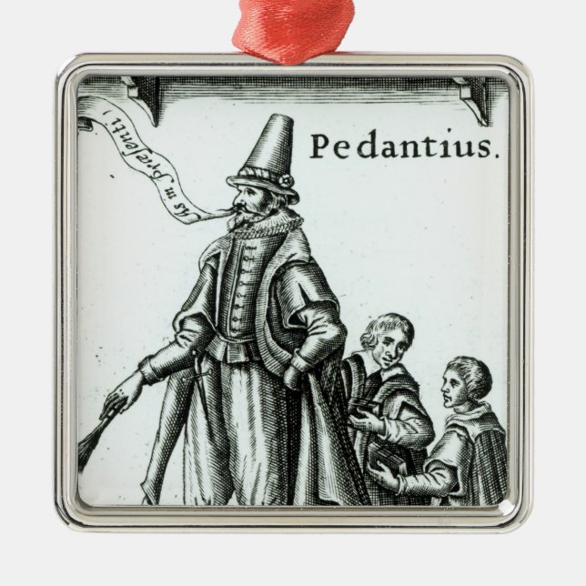 Frontispiece av 'Pedantius Julgransprydnad Metall (Framsidan)