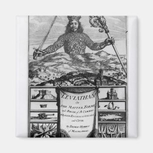 Frontispiece av Thomas Hobbes av Malmesbury Magnet