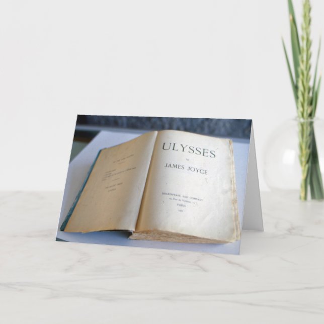 Frontispiece av "Ulysses" vid James Joyce Kort (Framsida)