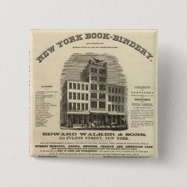 Frontispiece Coltons amerikanska Atlas Knapp (Framsida)