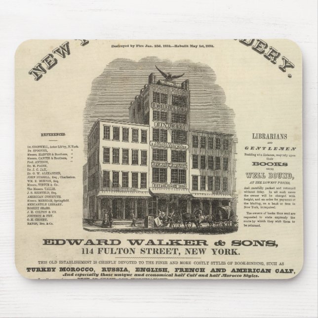 Frontispiece Coltons amerikanska Atlas Musmatta (Framsidan)