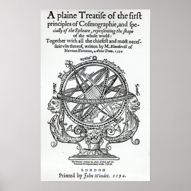 Frontispiece från "A Plain Treatise �" Poster (Framsidan)