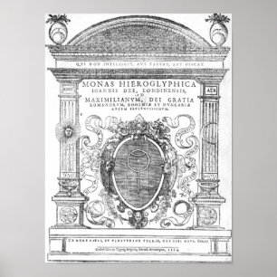 Frontispiece från 'Monas Hieroglyphica Poster