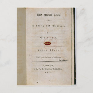 Frontispiece från "Out of my Life" Vykort