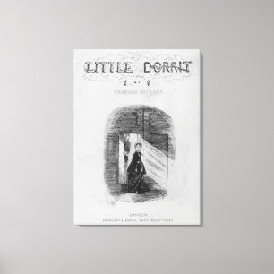 Frontispiece "lite Dorrit" vid Charles Canvastryck