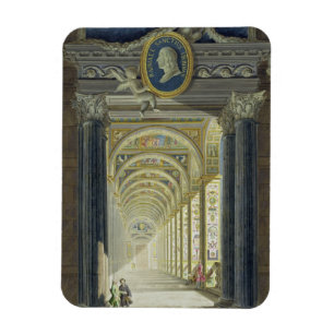 Frontispiece med ett medaljongporträtt av Raphael Magnet
