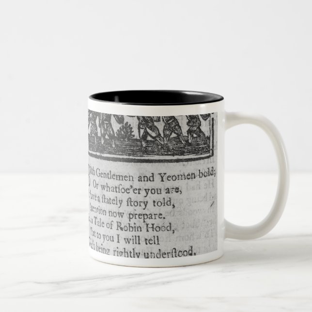 Frontispiece- och öppningslinjer Två-Tonad mugg (Höger)