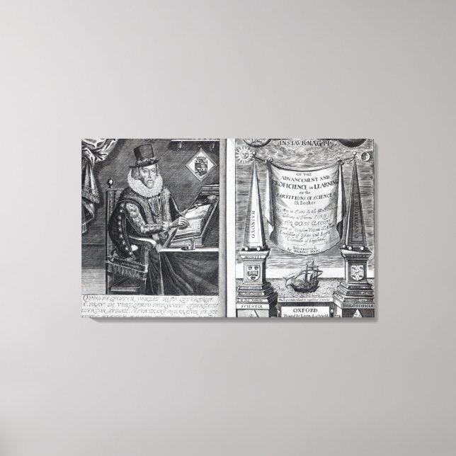 Frontispiece och Titlepage Canvastryck (Framsida)