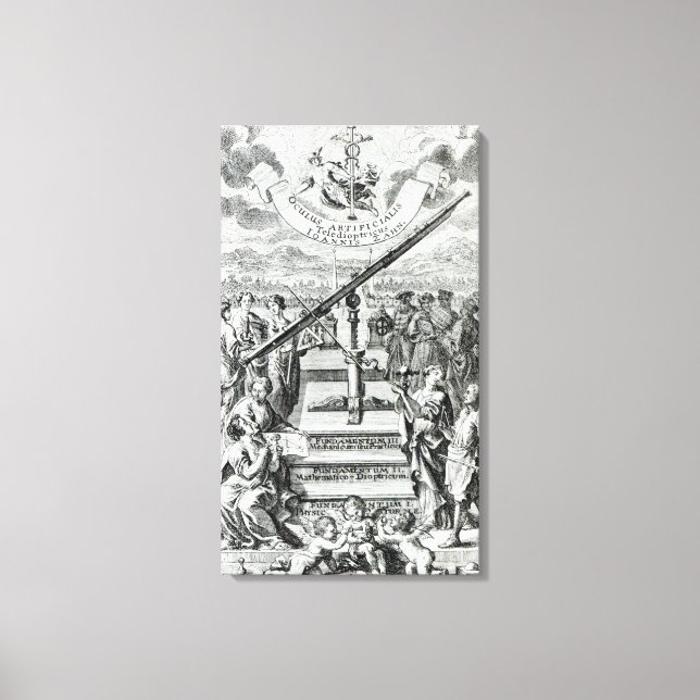 Frontispiece 'Oculus Artificialis Canvastryck (Framsida)