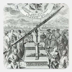 Frontispiece 'Oculus Artificialis Fyrkantigt Klistermärke