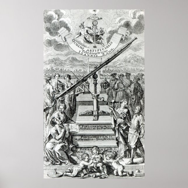 Frontispiece 'Oculus Artificialis Poster (Framsidan)