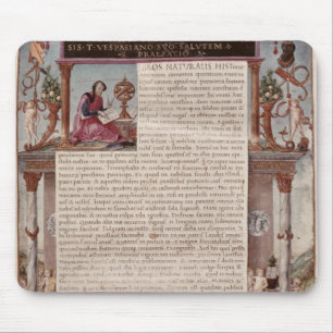 Frontispiece som bokar I-visning en sida av text Musmatta