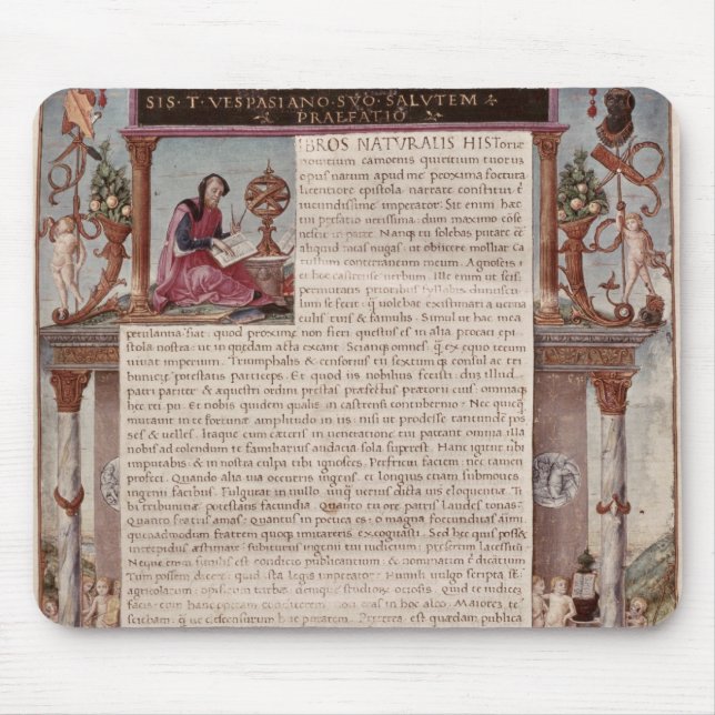Frontispiece som bokar I-visning en sida av text Musmatta (Framsidan)